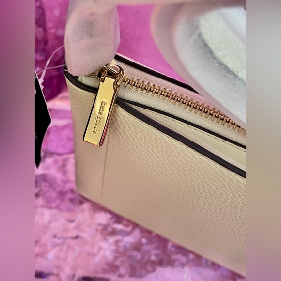 Kate Spade New York Leila Crossbody Bag Meringue Pebbled Leather KG464 - Picture 5 of 16